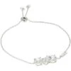 Michael Kors Sterling Silver Cluster Slider Bracelet | Bracelets
