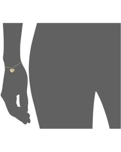 Michael Kors Precious Metal-Plated Sterling Silver Pavé Heart Bracelet | Bracelets -Michael Kors Sales 611lPTmFi8L. AC SR736920