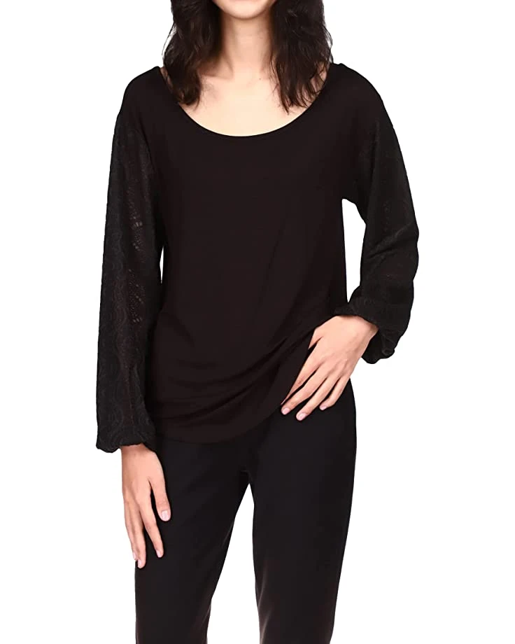 MICHAEL Michael Kors Open Neck Long Sleeve Top | Shirts & Tops 1 MICHAEL Michael Kors Open Neck Long Sleeve Top | Shirts & Tops