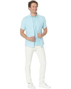 Michael Kors Short Sleeve Linen Button-Down | Shirts & Tops -Michael Kors Sales 61Dt4bgwTyS. AC SR736920