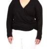 MICHAEL Michael Kors Plus Size Waffle Wrap Long Sleeve Top | Shirts & Tops