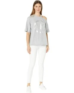 MICHAEL Michael Kors Print Cutout Shoulder Tee | Shirts & Tops -Michael Kors Sales 61HCQO21OhL. AC SR736920