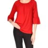 MICHAEL Michael Kors Solid Flare Sleeve Top | Shirts & Tops