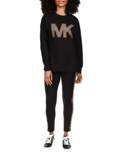 MICHAEL Michael Kors Petite Logo Split Sweatshirt | Hoodies & Sweatshirts