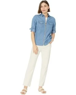 MICHAEL Michael Kors Petite Tencel Dog Tag Top | Shirts & Tops -Michael Kors Sales 61lD4kRJpDL. AC SR736920