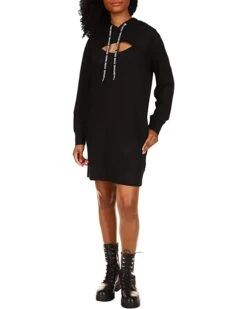 MICHAEL Michael Kors Cutout Neck Hoodie Dress | Dresses