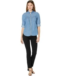 MICHAEL Michael Kors Tencel Dog Tag Top | Shirts & Tops -Michael Kors Sales 61xOpSYK7LL. AC SR736920