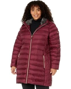 MICHAEL Michael Kors Plus Size Long Zip Front Down Packable M865169B63 | Coats & Outerwear -Michael Kors Sales 711EnIWDX2L. AC SR736920