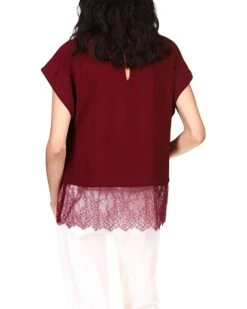 MICHAEL Michael Kors Lace Combo Short Sleeve Top | Shirts & Tops 5 MICHAEL Michael Kors Lace Combo Short Sleeve Top | Shirts & Tops -Michael Kors Sales 71IAPeX2bL. AC SR736920