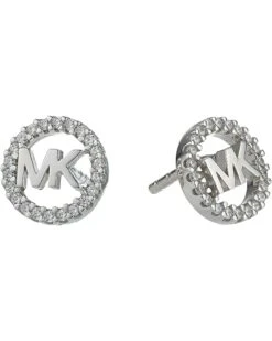 Michael Kors Precious Metal-Plated Sterling Silver Pavé Logo Studs Earrings -Michael Kors Sales 71JMbOSca6L. AC SR736920