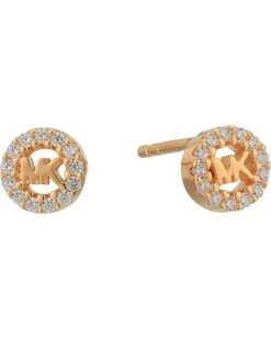 Michael Kors Precious Metal-Plated Sterling Silver Pavé Logo Studs Earrings -Michael Kors Sales 71MJKsBdd5L. AC SR736920