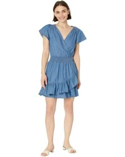 MICHAEL Michael Kors Petite Short Sleeve Tencel Wrap Drs | Dresses -Michael Kors Sales 71MqPMXvaDL. AC SR736920