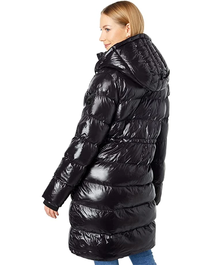 MICHAEL Michael Kors Long Recycle Fill Puffer M425395FZ | Coats & Outerwear 2 MICHAEL Michael Kors Long Recycle Fill Puffer M425395FZ | Coats & Outerwear - Image 2