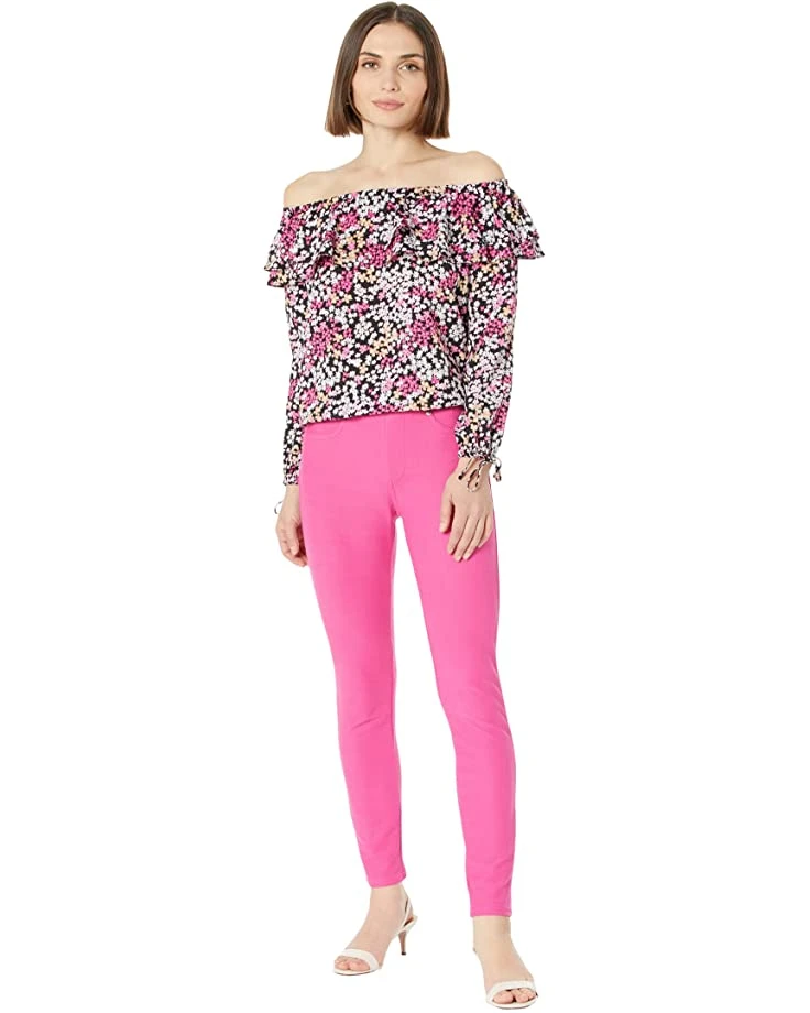 MICHAEL Michael Kors Petite Solid Pull-On Leggings | Pants 4 MICHAEL Michael Kors Petite Solid Pull-On Leggings | Pants - Image 4