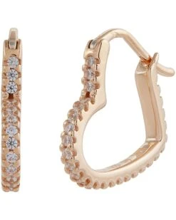 Michael Kors Kors Love Mini Heart Hoop Earrings