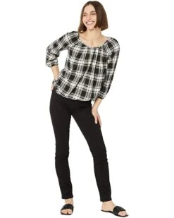 MICHAEL Michael Kors Petite Buffalo Check Peasant Top | Shirts & Tops 7 MICHAEL Michael Kors Petite Buffalo Check Peasant Top | Shirts & Tops -Michael Kors Sales 71YsXbNmRaL. AC SR736920