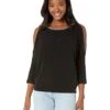 MICHAEL Michael Kors Chain Neck Cold-Shoulder Top | Shirts & Tops