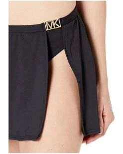 MICHAEL Michael Kors Logo Solids Belted Skirt Bottoms | Swimwear -Michael Kors Sales 81C RhXx6yL. AC SR736920