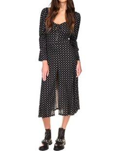 MICHAEL Michael Kors Foulard Tiered Sleeve Midi Dress | Dresses