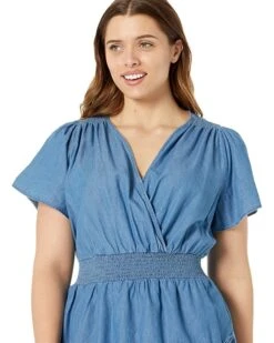 MICHAEL Michael Kors Plus Size Short Sleeve Tencel Wrap Dress | Dresses -Michael Kors Sales 81N1t7tjCnL. AC SR736920