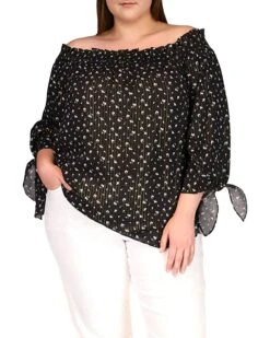 MICHAEL Michael Kors Plus Size Off Shoulder Top | Shirts & Tops -Michael Kors Sales 81PISrm7MtL. AC SR736920