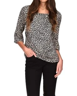 MICHAEL Michael Kors Cheetah Flare Sleeve Top | Shirts & Tops