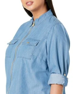 MICHAEL Michael Kors Plus Size Tencel Dog Tag Top | Shirts & Tops -Michael Kors Sales 81fwwoJ1n9L. AC SR736920