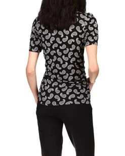MICHAEL Michael Kors Paisley Short Sleeve Turtleneck Top | Shirts & Tops 5 MICHAEL Michael Kors Paisley Short Sleeve Turtleneck Top | Shirts & Tops -Michael Kors Sales 81gJr 0aHlL. AC SR736920