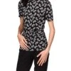 MICHAEL Michael Kors Paisley Short Sleeve Turtleneck Top | Shirts & Tops