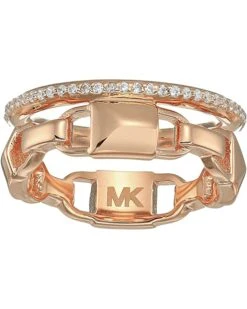 Michael Kors Precious Metal-Plated Sterling Silver Mercer Link Pavé Halo Ring | Rings 8 Michael Kors Precious Metal-Plated Sterling Silver Mercer Link Pavé Halo Ring | Rings -Michael Kors Sales 81t6A6BIfL. AC SR736920