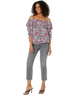 MICHAEL Michael Kors Floral Ruffle Peasant Top | Shirts & Tops -Michael Kors Sales 81yKSqi5uFL. AC SR736920