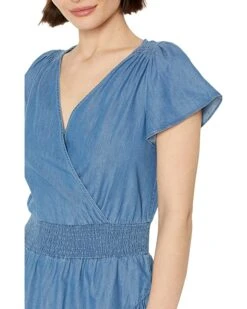 MICHAEL Michael Kors Petite Short Sleeve Tencel Wrap Drs | Dresses -Michael Kors Sales 912hZbd2LbL. AC SR736920
