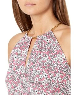 MICHAEL Michael Kors Petite Halter Chain Border Top | Shirts & Tops -Michael Kors Sales 917FtqoY6YL. AC SR736920