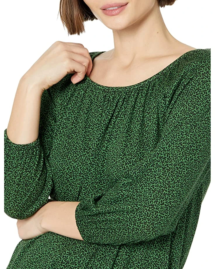 MICHAEL Michael Kors Petite Vine Leaves Peasant Top | Shirts & Tops 3 MICHAEL Michael Kors Petite Vine Leaves Peasant Top | Shirts & Tops - Image 3