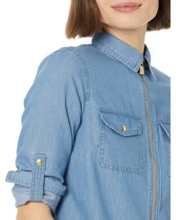 MICHAEL Michael Kors Petite Tencel Dog Tag Top | Shirts & Tops -Michael Kors Sales 91df4A1 3UL. AC SR736920