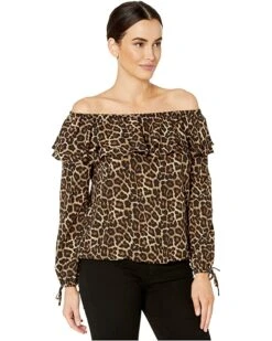 MICHAEL Michael Kors Ruffle Peasant Top | Shirts & Tops -Michael Kors Sales 91qrD70h6OL. AC SR736920